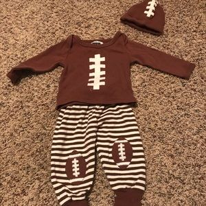 Mud Pie Football Outfit Size 0-3 months